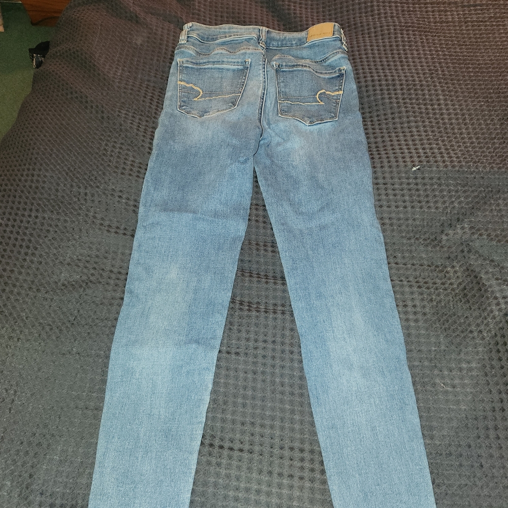 American Eagle Outfitters Light Blue Skinny Jeans